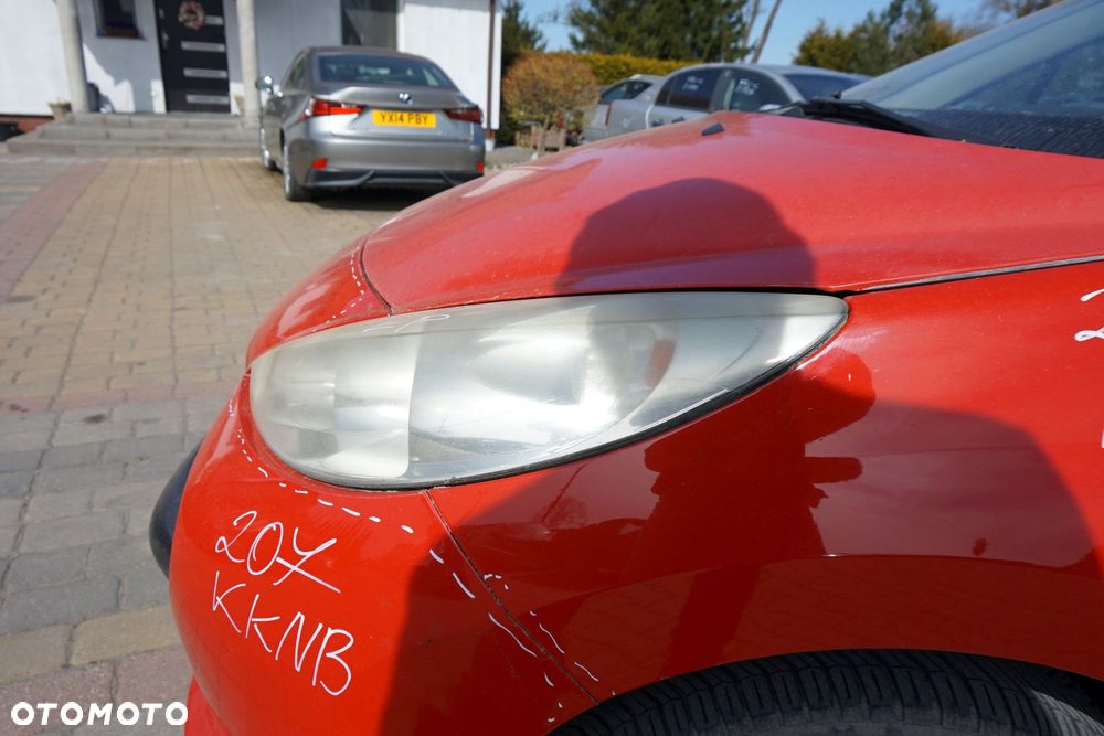 MASKA ZDERZAK BŁOTNIKI LAMPY 207  KKNB  PEUGEOT 2006-2009 CZERWONY PRZÓD KOMPLETNY - 33