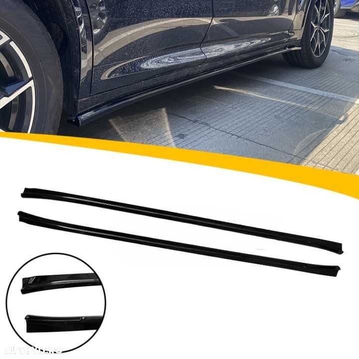 Set Extensii Prelungiri Praguri Laterale Dedicate BMW X3 G01, Negru Lucios - 3