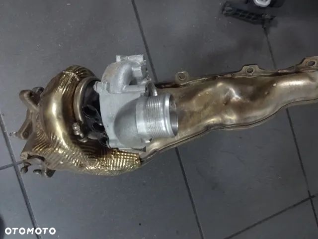 Lewa oraz prawa  turbosprężarka z kolektorem Audi S7 4.0 079253033CK - 6