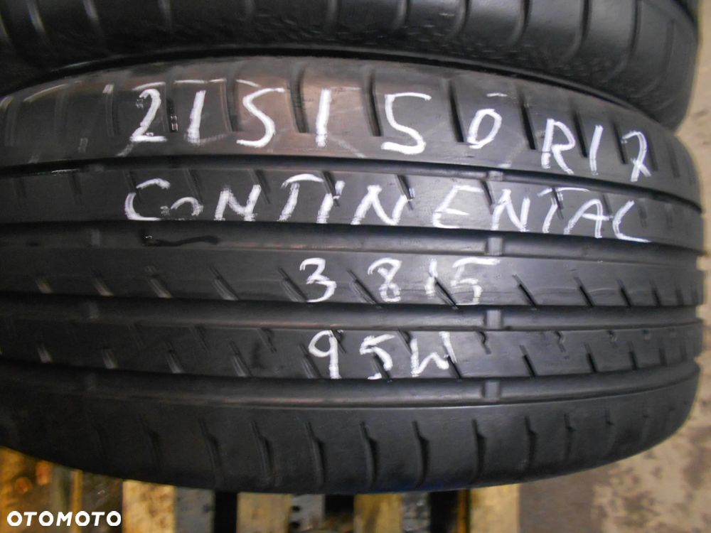 OPONY  215/50R17 CONTINENTAL CONTI SPORT CONTACT 3 DOT 3815 7MM - 2