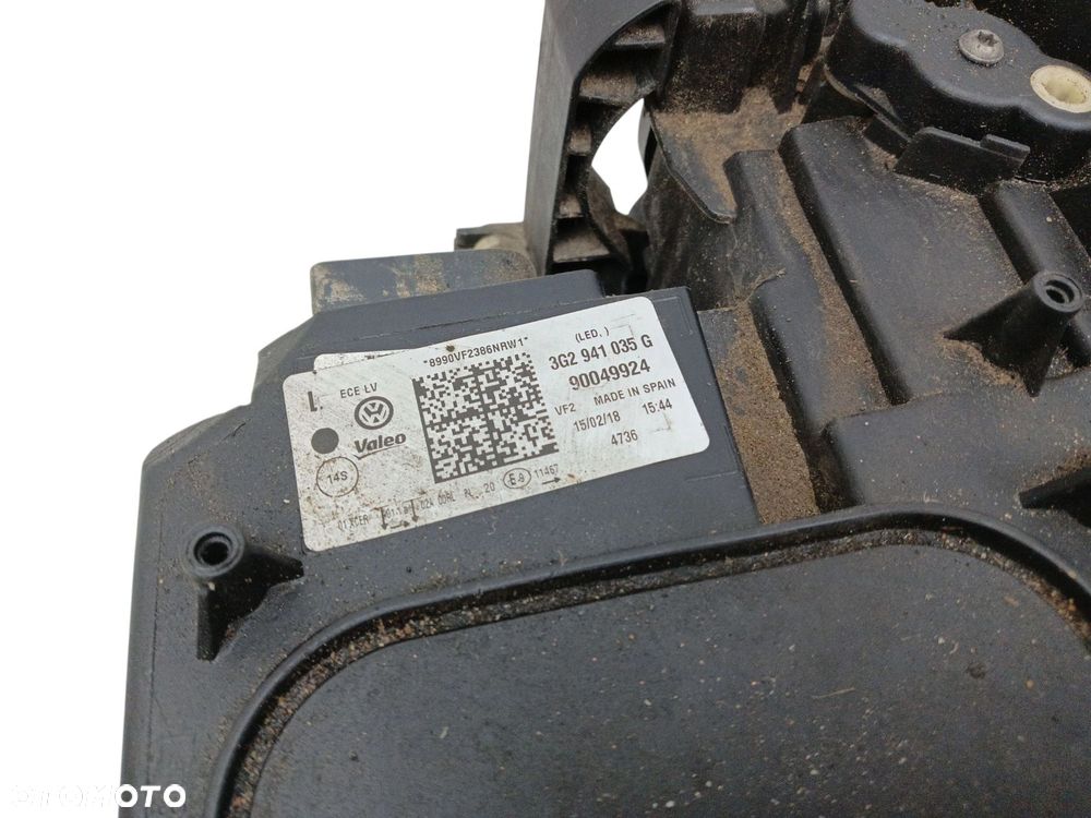 LAMPA LEWY PRZÓD VOLKSWAGEN PASSAT B8 (2014-2019) 2.0 TDI 150KM 3G2941035G - 7