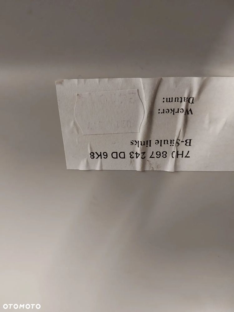 Poszycie słupka B vw t5 lewa strona - 5