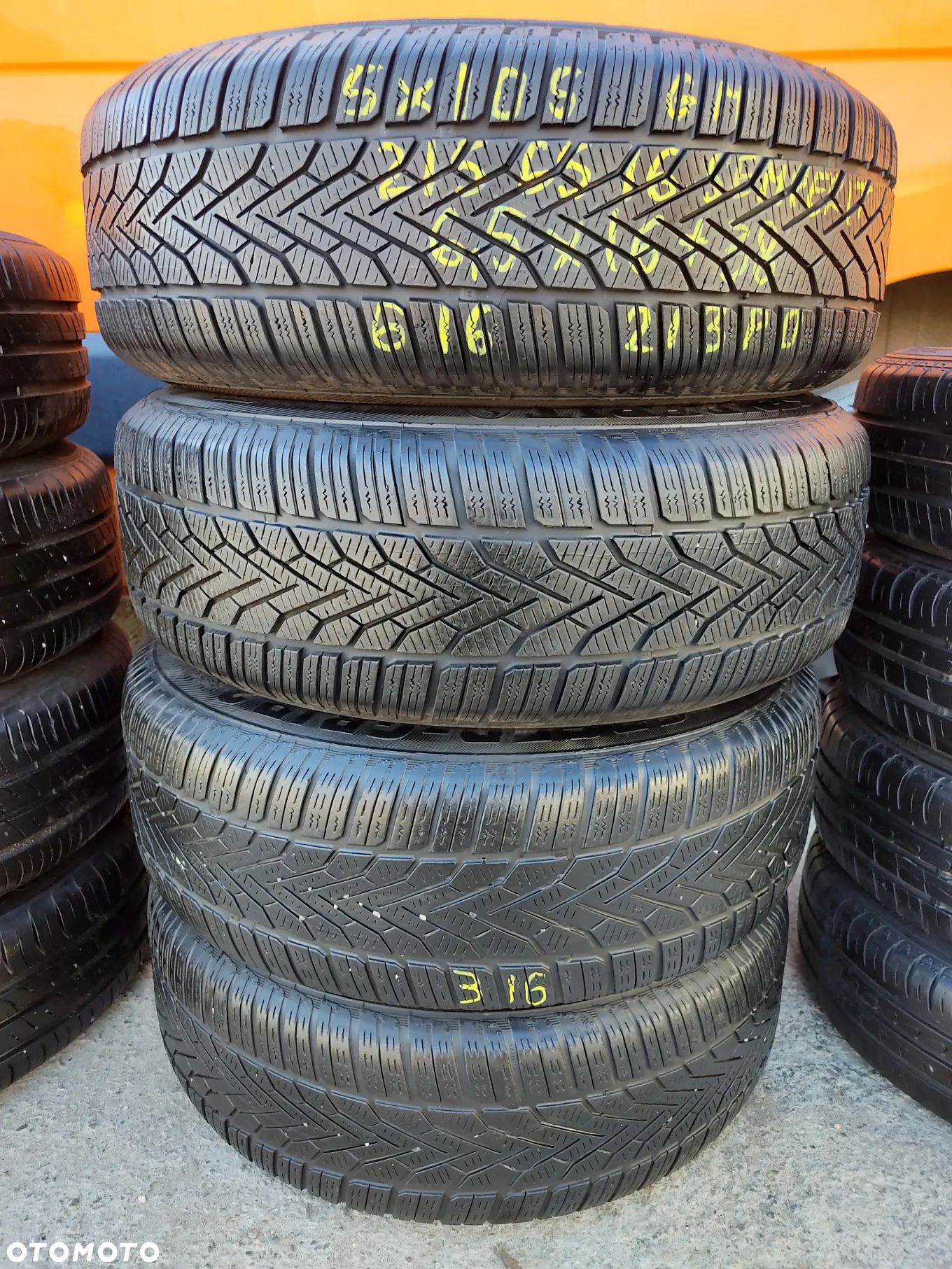 215/65R16 Opony Zimowe Zima SEMPERIT SPEED-GRIP 2 6mm Legnica ALU-RAD 215/65 - 10