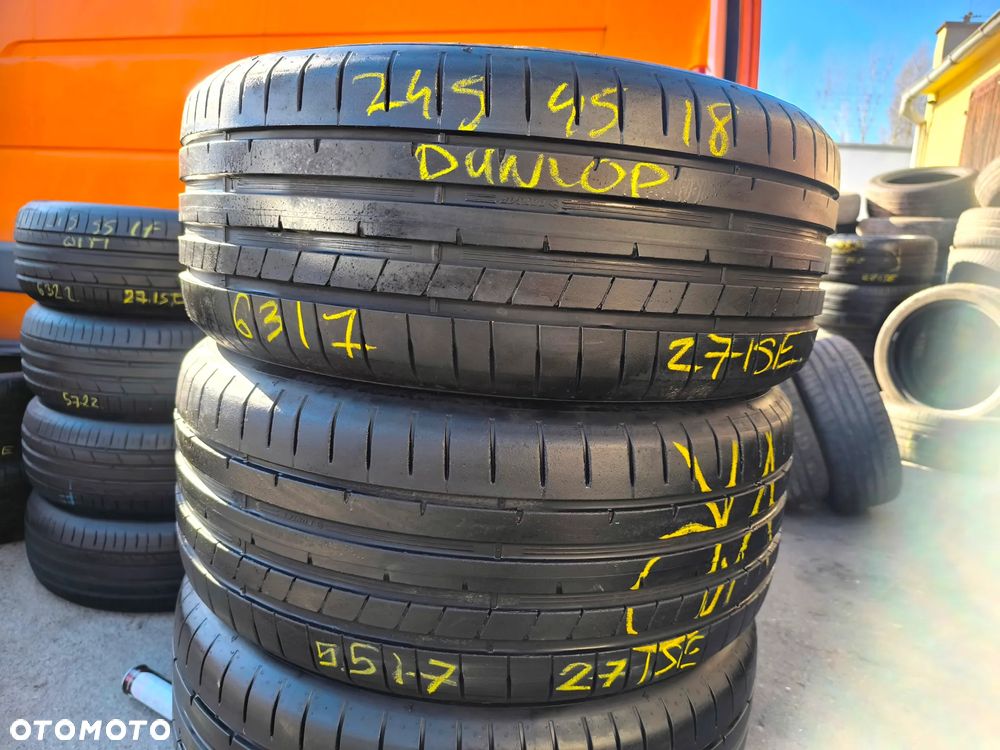 245/45R18 100Y XL Opony Letnie Lato DUNLOP SPORT MAXX RT2 * MO 6mm Legnica ALU-RAD 245/45