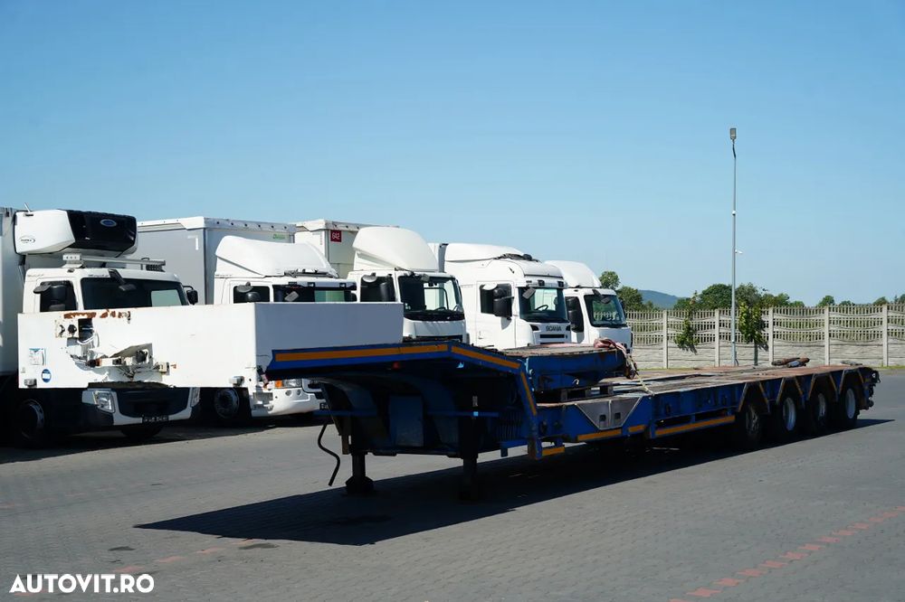 Trax / REMORCĂ JOS / REMORCĂ AUTO 15,3 M / 4 AXE (2 DE DIRECȚIE) / - 3