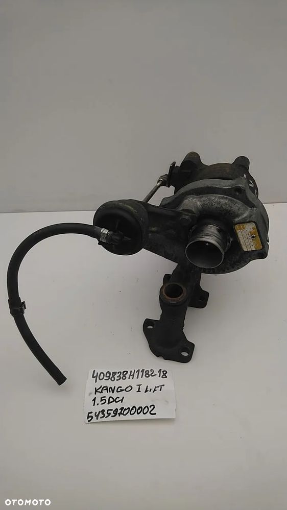 TURBINA 1.5 DCI 82KM SCENIC II 189536H118218 54359710002 - 6