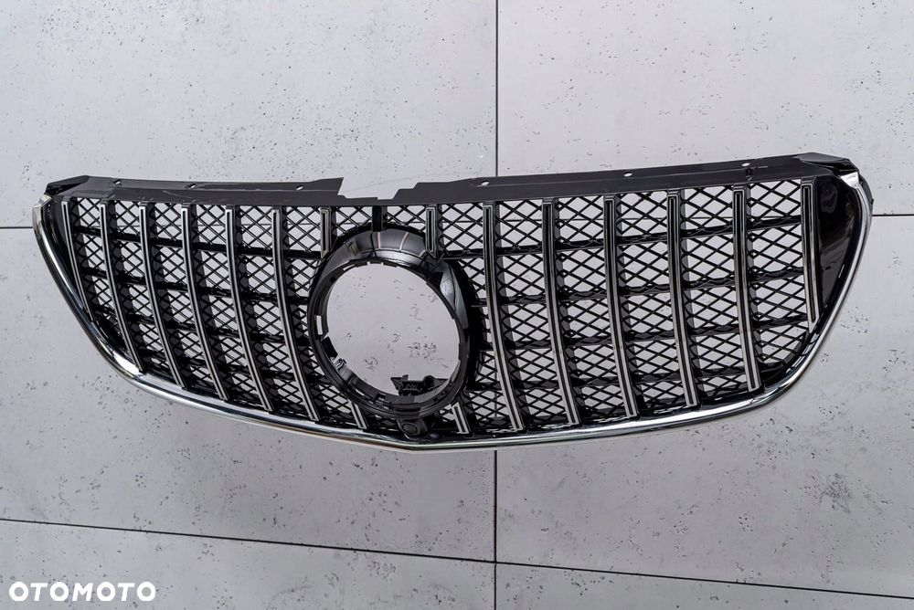 mercedes v-class vito w447 2014-2019 grill gt panamericana z kamerą sr - 6