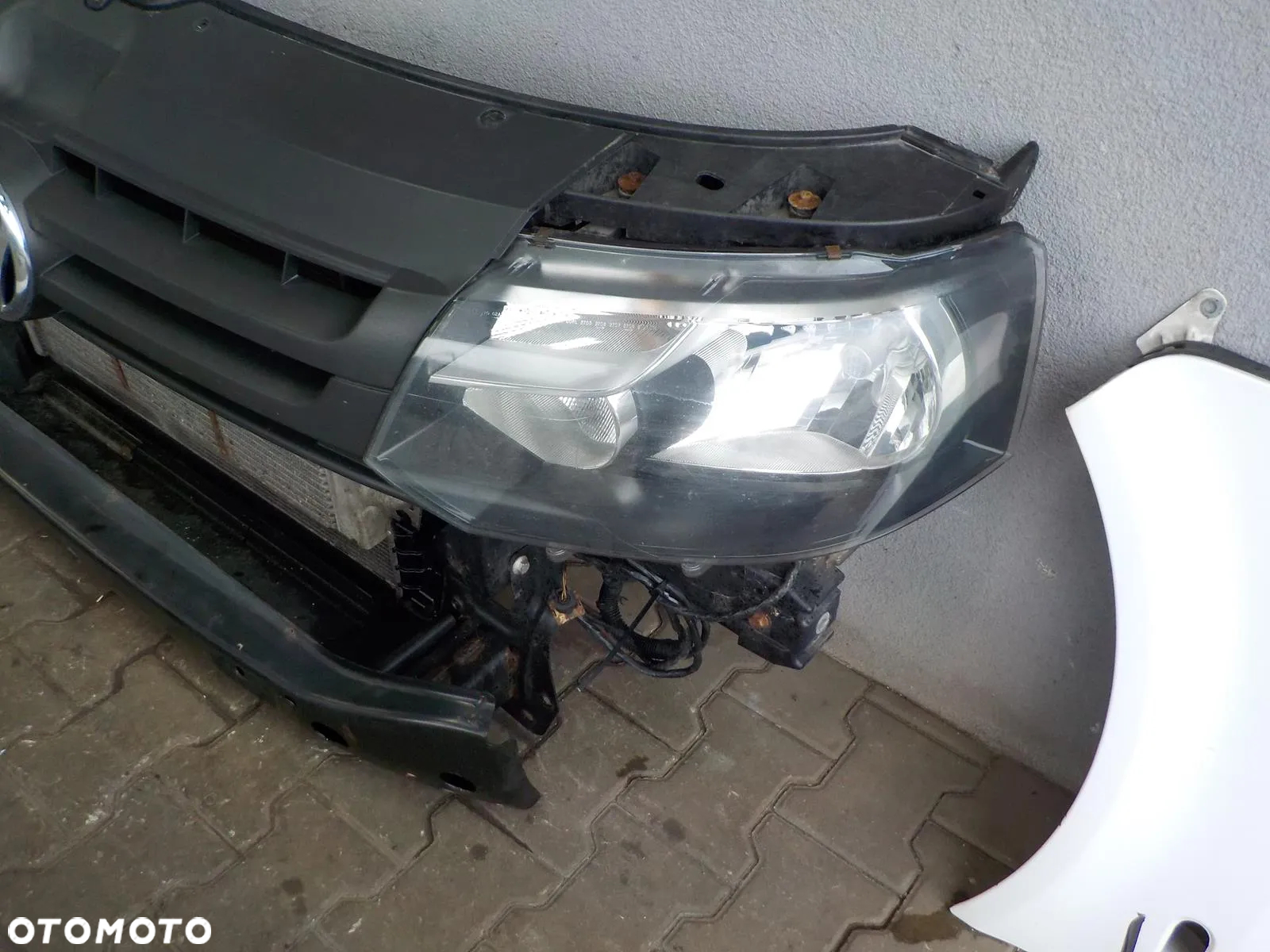 VW T5 LIFT KOMPLETNY PRZÓD MASKA ZDERZAK BŁOTNIKI - 9