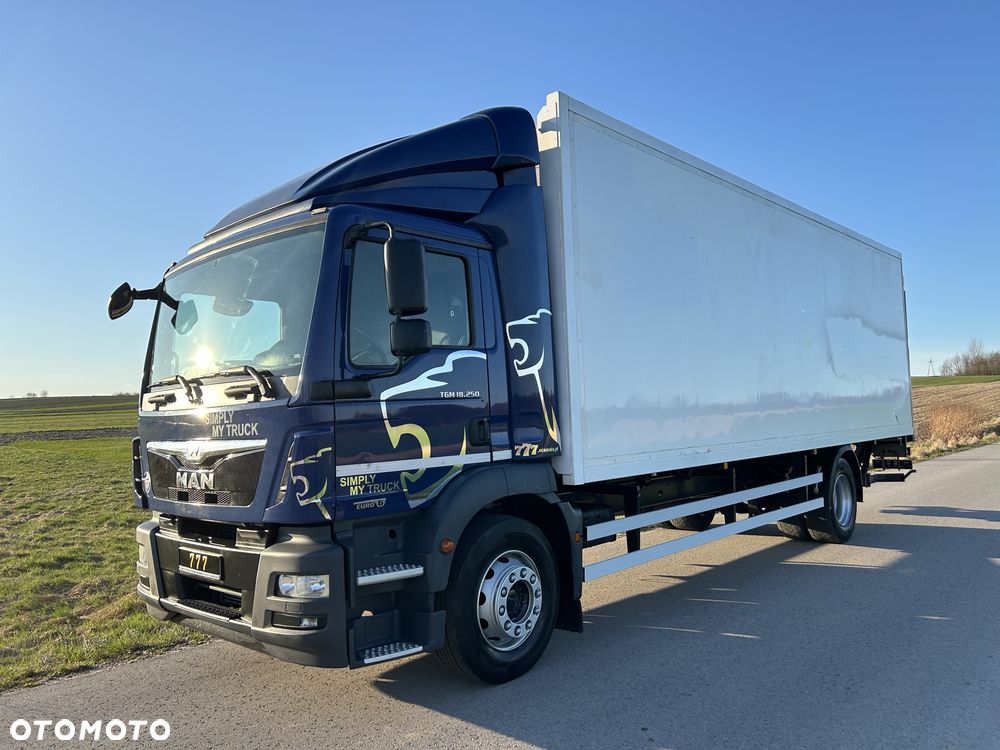MAN TGM 18.250 Carrier 1950 D/E z Holandii / TOP STAN / 7.5m / 18 palet / winda + drzwi boczne / OKAZJA - 5