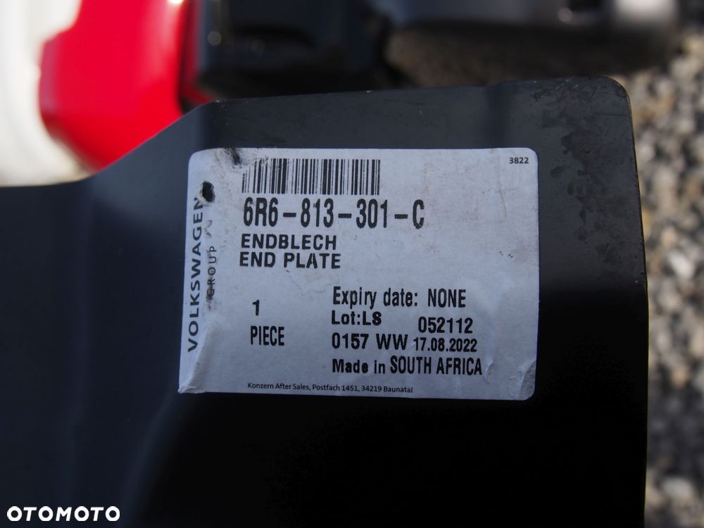 Volkswagen Polo 08r Pas tyl tylny VW 2008 - 3