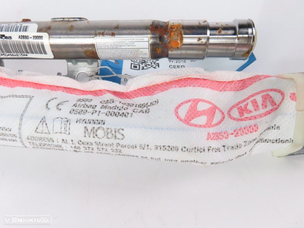 Airbag Cortina Direito Usado / Original KIA CEE'D (JD)/KIA CEE'D Sportswagon (JD... - 3