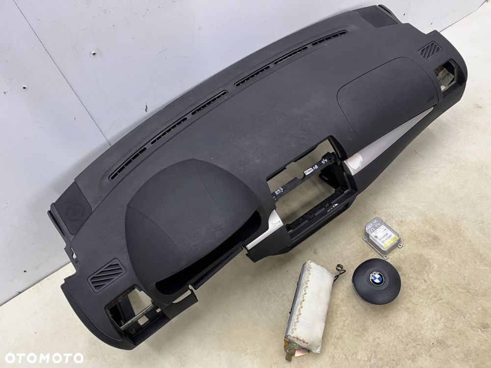 Deska rozdzielcza BMW X5 E53 przedlift 99-03r. kokpit konsola poduszki powietrzne AIRBAG komplet - 13