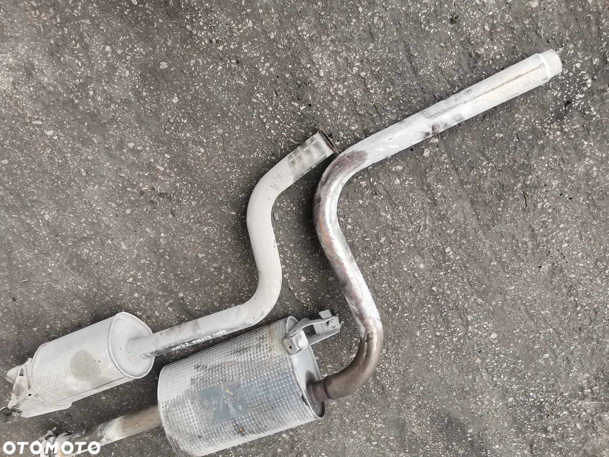 Tlumik koncowy i srodkowy ESPACE IV 2.2 DCI - 2