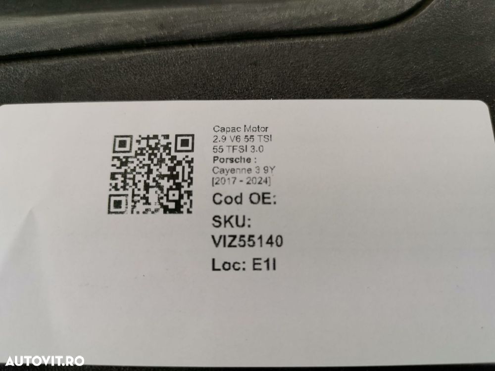 Capac Motor 2.9 V6 55 TSI 55 TFSI 3.0 Porsche  Cayenne 3 9Y 2017 2018 - 8
