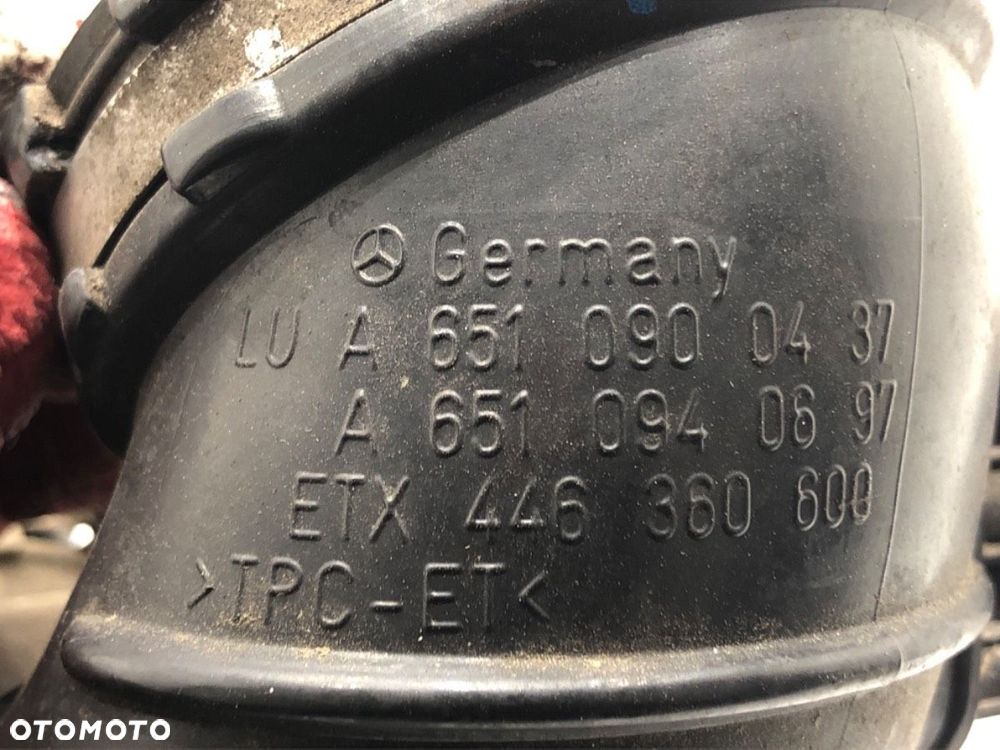 RURA POWIETRZA  MERCEDES-BENZ KLASA E T-Model (S212) 2009 - 2016 E 200 CDI / BlueTEC (212.205, - 4