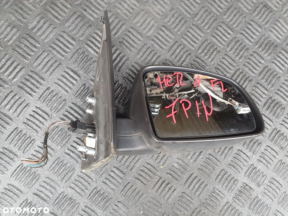 LUSTERKO PRAWE OPEL MERIVA A LIFT 7 PIN EUROPA SREBRNE - 3