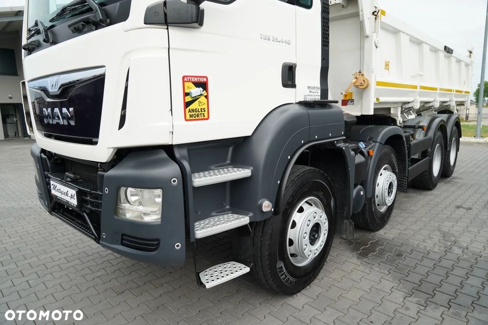 MAN TGS 35.440 / 8X4 / WYWROTKA 2 STR. / HYDROBURTA / BORDMATIC / ZABUDOWA MEILLER KIPPER - 17