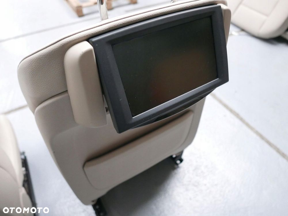 bmw f10 fotele wnętrze oyster lccx monitor dvd - 7