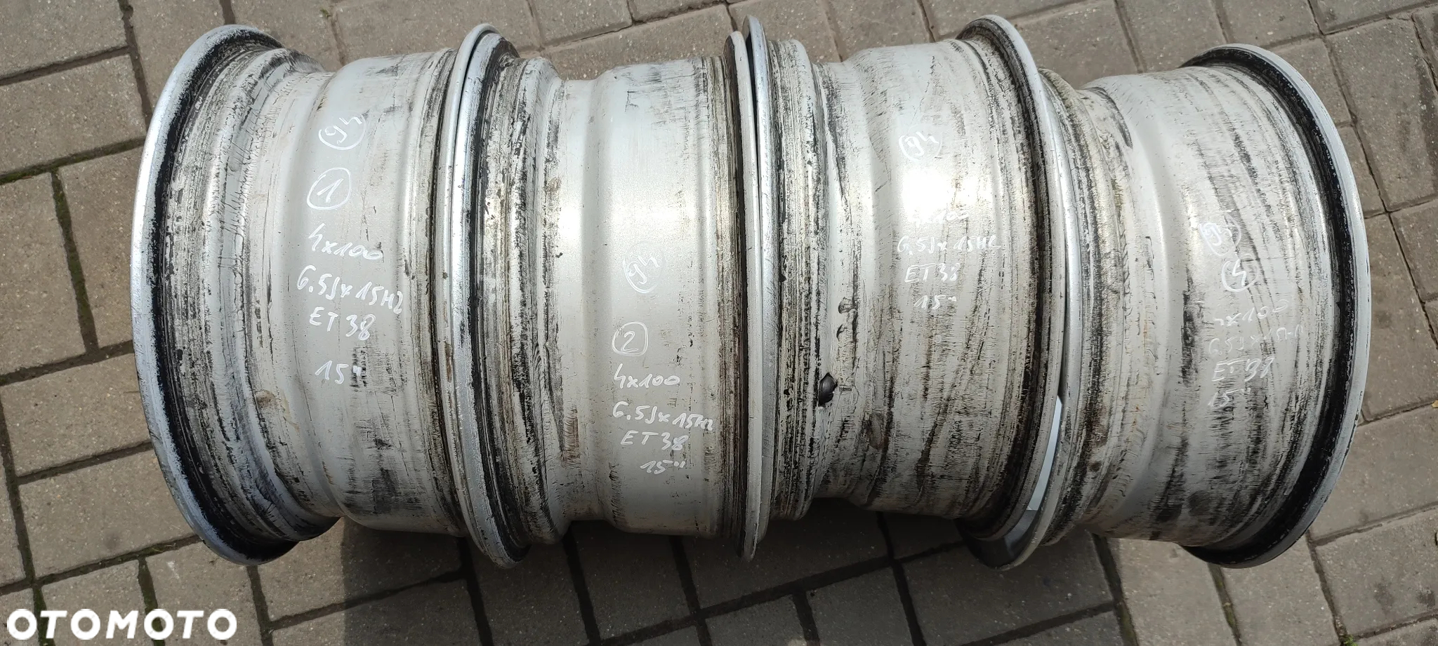 FELGI ALUMINIOWE 4x100 DOTZ 6.5Jx15 CALI ET38 VW SKODA SEAT TOYOTA HONDA KIA MINI ROVER NISSAN KOMPLET 4 SZTUKI - 11