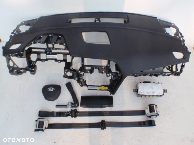HYUNDAI I10 I20 I30 I40 KONA IONIQ BAYON ELANTRA TUCSON SANTA FE DESKA KONSOLA KOKPIT PULPIT PÓŁKA PARAPET DASHBOARD AIRBAG PASY PAS KURTYNY KURTYNA FOTELA PODUSZKA FOTELOWA - 11