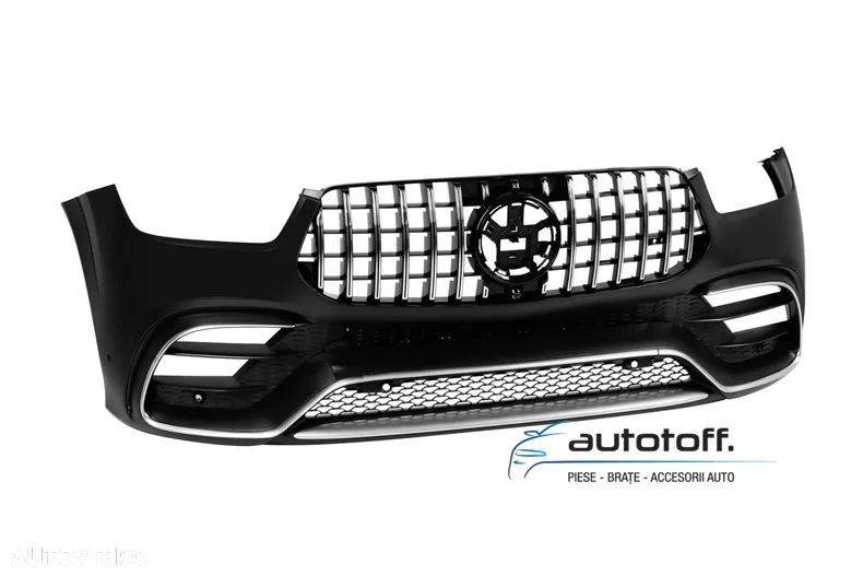 Bara fata compatibila Mercedes GLE SUV W167 Coupe C167 (2019+) 63AMG Chrome Design - 3