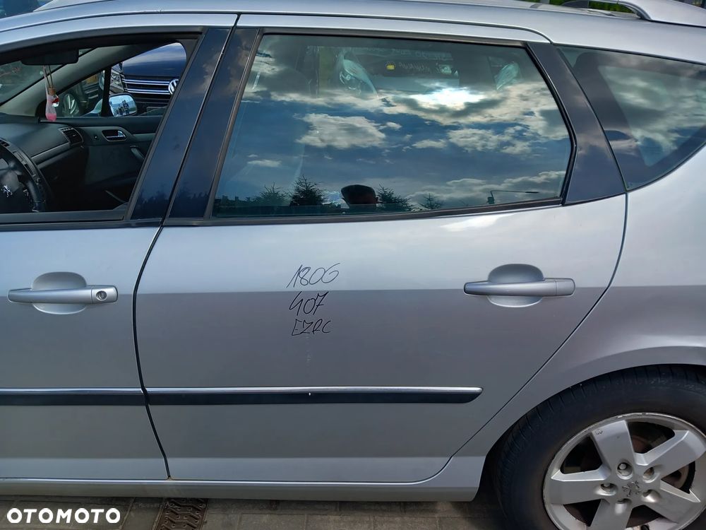 PEUGEOT 407 SW DRZWI LEWE TYLNE LEWY TYŁ KOMBI KOLOR: EZRC - 1