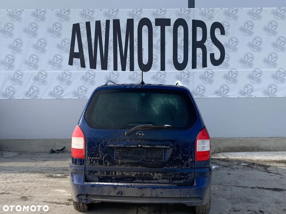 OPEL ZAFIRA 2004 *SAMOCHÓD NA CZĘŚCI* 4078  MASKA, LAMPA, DRZWI, LUSTERKO, ZDERZAK, GRILL, BŁOTNIK, KLAPA, BELKA, DESKA, FOTELE, KANAPA, ĆWIARTKA KIEROWNICA, TARCZE, ZACISKI, ZAWIESZENIE, KOMPLETNY PRZÓD, KOMPLETNY TYŁ, LICZNIK, ZEGARY, PRAWE LEWE PRZÓD TYŁ - 4