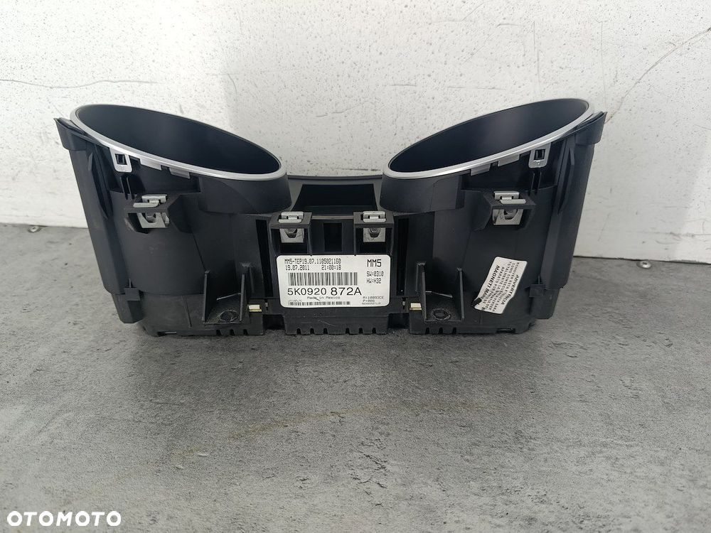 LICZNIK VW GOLF VI 5K0920872A 1.6 TDI - 7