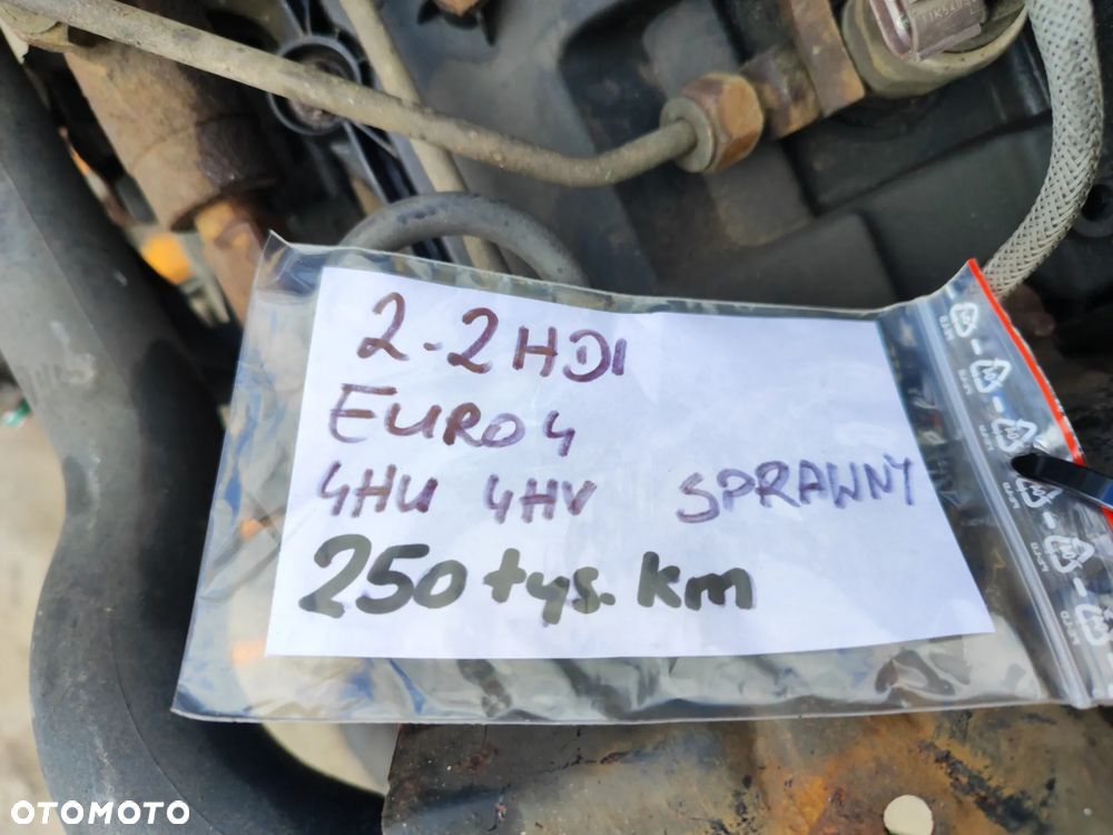 Silnik kompletny 2.2 HDI 120KM EURO 4 4HU 4HV do Fiat Ducato III Peugeot Boxer Citroen Jumper II 06-11r kompletny na chodzie, Film z pracą - 12