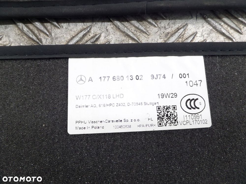 dywaniki welurowe mercedes benz a-klasa w177 a177680602 amg - 11