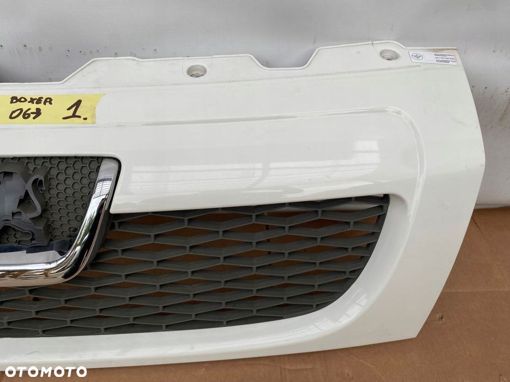 Peugeot Boxer 07- ATRAPA GRILL BIAŁA ORYGINALNA CHROM 1308068070 - 5
