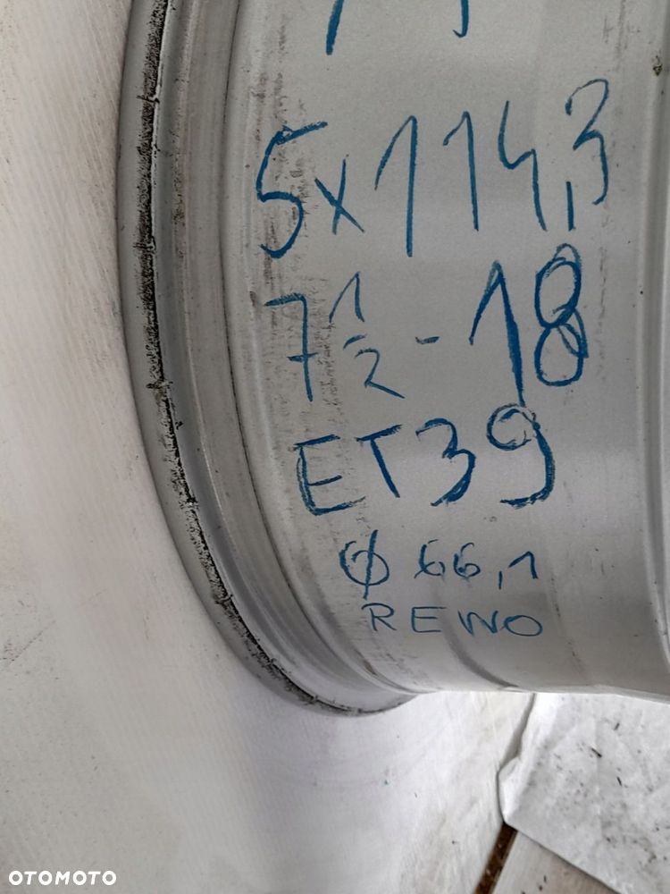 Felgi aluminiowe Renault 7.5" x 18" 5x114.3 ET 39 - 7