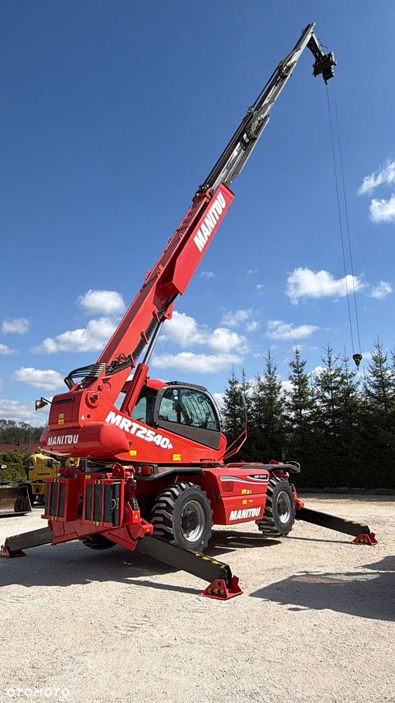 Manitou Ładowarka teleskopowa MANITOU ROTO Mrt 2540 + Privilage 360° obrotowa 2150 2550 1840 PILOT sterowania Kosz Widły manitka silnik Mercedes 2015r Wciagarka dźwig 1 właściciel KLIMA serwisowana Merlo - 19