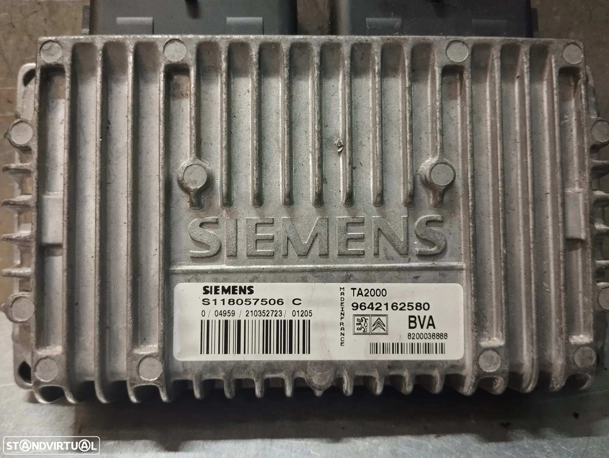 CENTRALINA DA CAIXA DE VELOCIDADES PEUGEOT 206 1.6 16V REF. S118057506C 9642162580 - 2