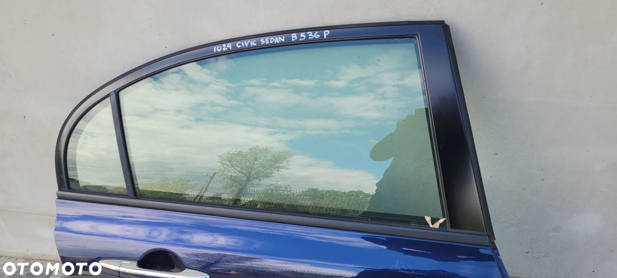 800ZŁ/SZT DRZWI TYLNE HONDA CIVIC VIII SEDAN KOD KOLORU B536P - 2
