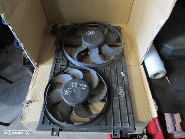 Ventilador 1K0121207T SEAT LEON 2006 1.9TDI SIEMENS VDO VW GOLF 5 1K 2008 1.9TDI 105CV 3P PRETO - 1