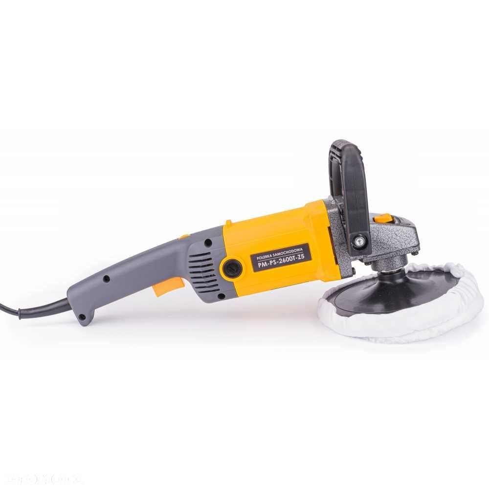 Polerka SAMOCHODOWA Do Lakieru 2600W 4x Gąbka Filc - 7