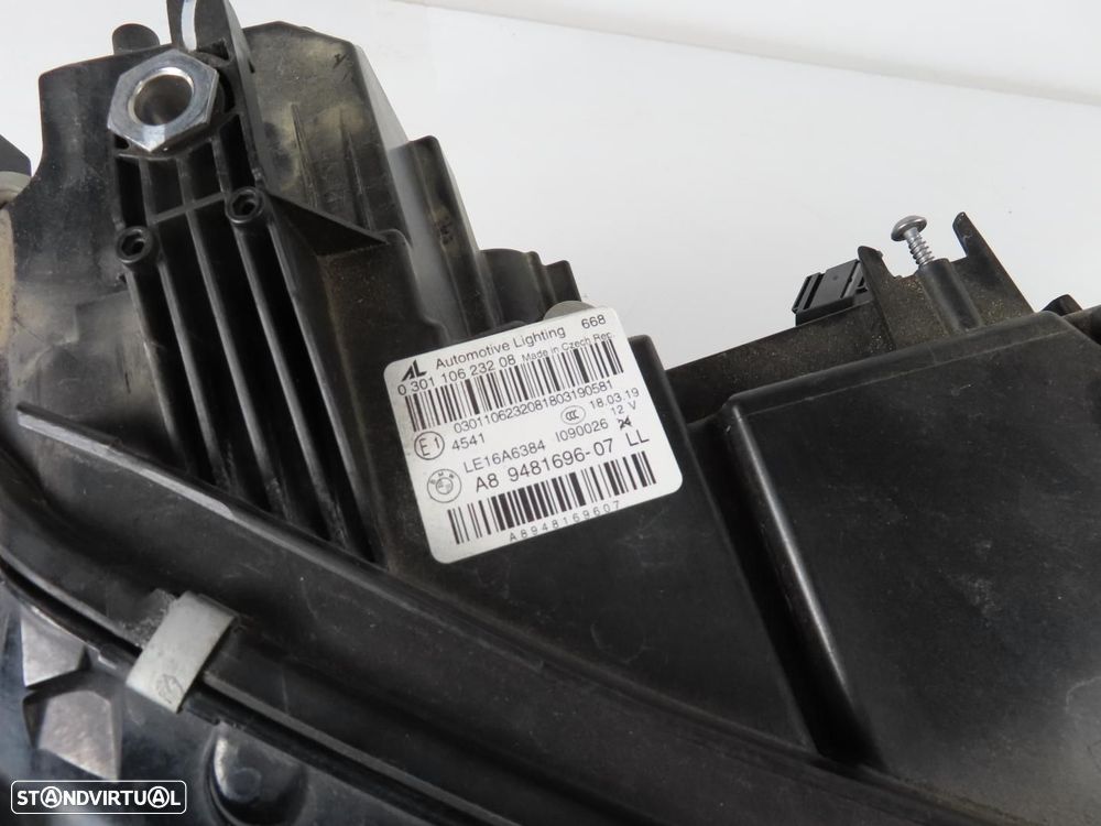 Farol LED 1ªFase Direito Usado / Original BMW 3 (G20)/BMW 3 Touring (G21) 631184... - 7