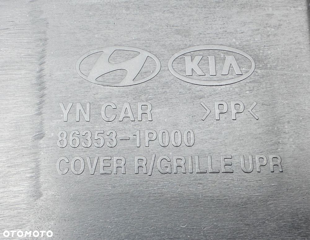 KIA VENGA YN 2009 - 2019 zderzak grill zamek OSŁONA PASA NOWA ORYGINAŁ OE - 7