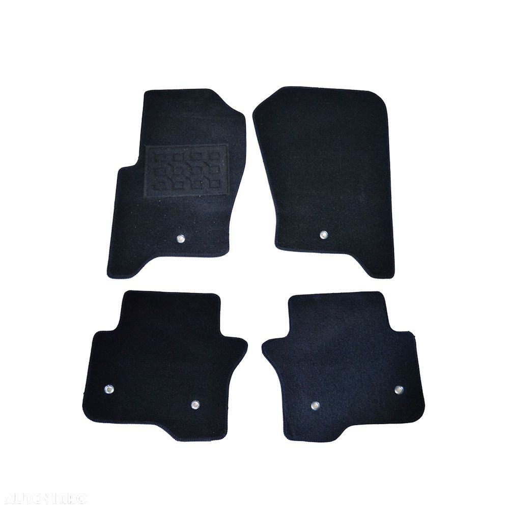 Covorase mocheta Land Rover Range Rover Discovery 2015-, culoare Negru, set de 4 bucati - 1