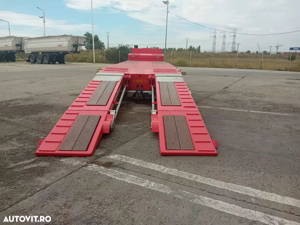 Lider TRAILER/LOW LOADER 3 AXE/3 AXELS, NOU/NEW TOP !!! - 18