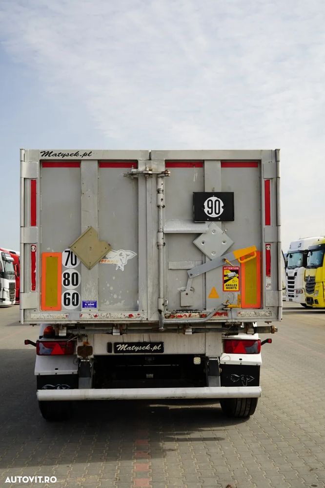 Benalu TIPPER / 30 m³ / ALUMINUM / LIFT AXLE / WEIGHT: 5,000 KG / ELECTRIC CURTAIN / IMPORTED - 12