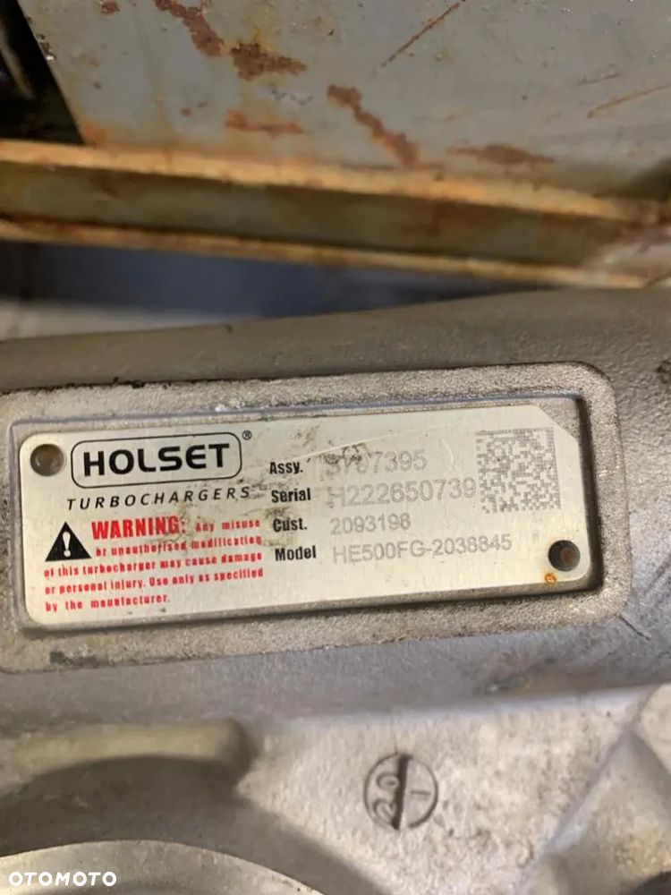 Turbosprężarka HOLSET HE500FG-2038845 / 2093198 SCANIA - 2
