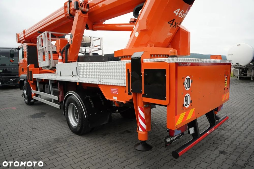 MAN TGM 18.290 / 4x4 / PODNOŚNIK KOSZOWY / WYSOKOŚĆ ROBOCZA 46M / MANUAL - 19