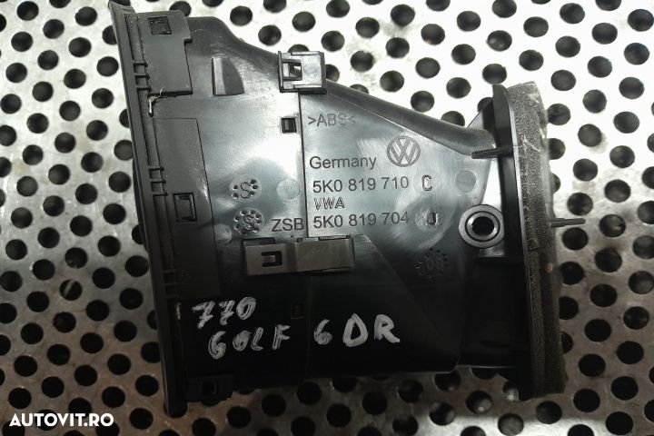 Grila ventilatie bord dreapta 5K0819710C 5K0819709C Volkswagen VW Gol - 3