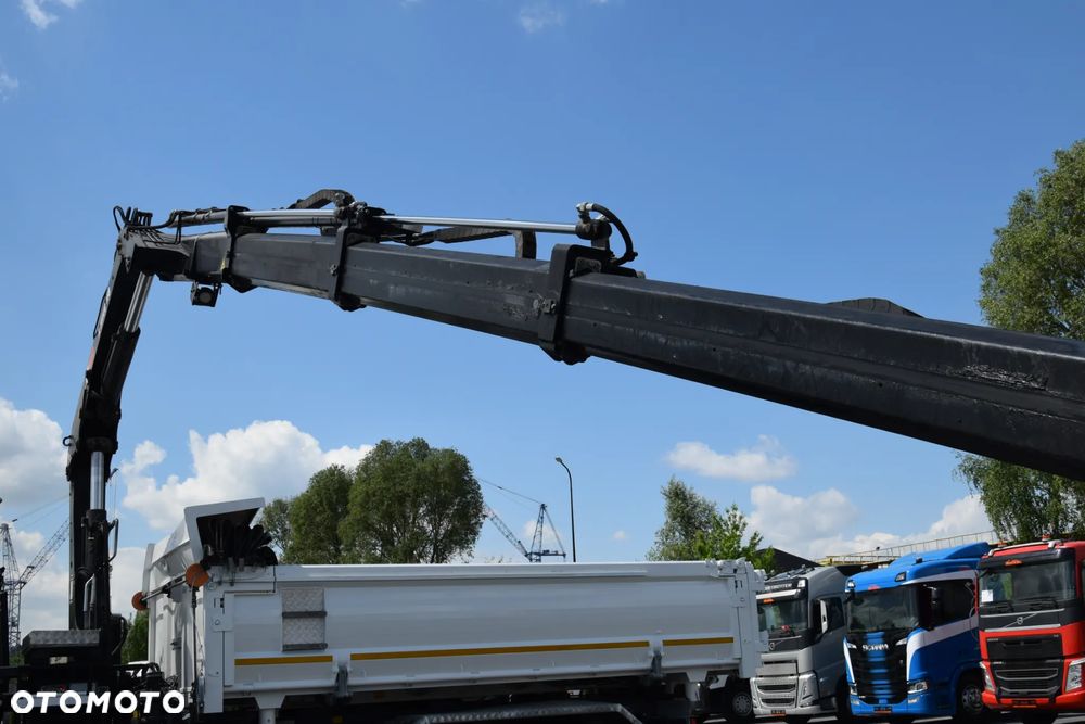 Scania P410 / 6x4 / EURO 6 / HDS HIAB X-HIDUO 158 B-3 / WYSUW x3 / ROTATOR / CHYWTAK / STEROWANIE RADIOWE / WYWROTKA / HYDROBURTA / AUTOMAT / KAMERA COFANIA / NAWIGACJA / HAK-ZACZEP / NISKI PRZEBIEG / 2018 / SERWISOWANY / SPROWADZONY - 21