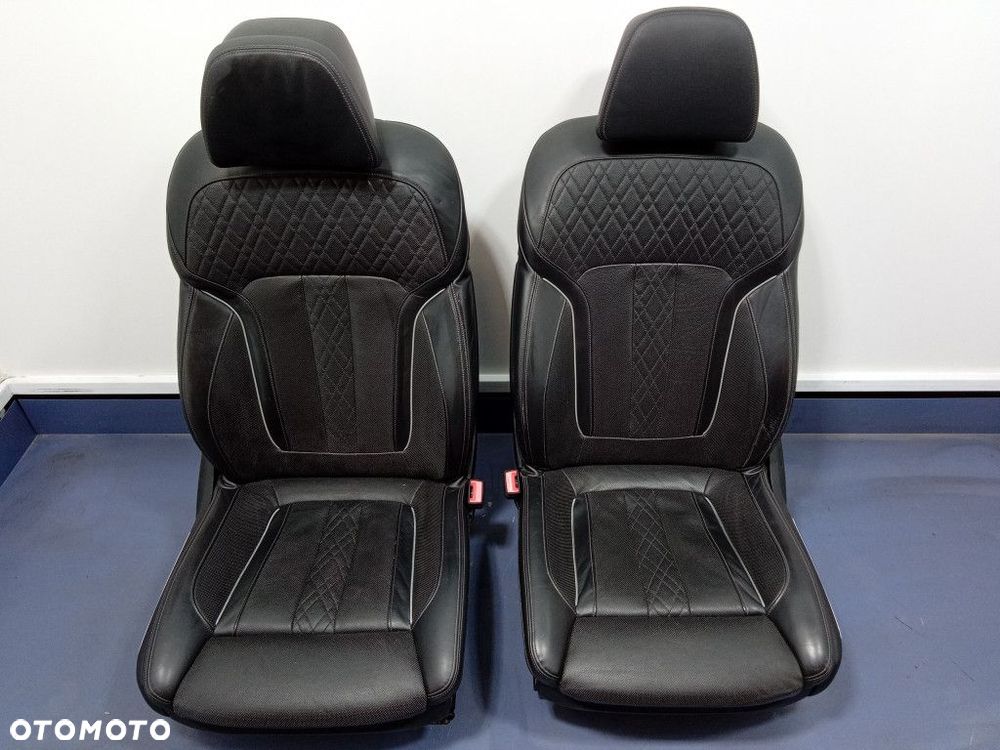 BMW 7 G12 LONG FOTELE KANAPA BOCZKI NAPPA EXCLUSIVE NASW - 6