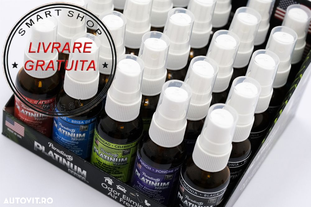Paradise Fresh Air Odorizant Spray Seria Platinum 25 Bucati Asortat- livrare gratuita - 4