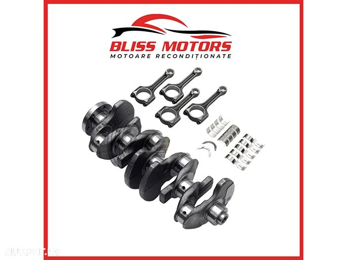 Kit reparație motor MINI 1.6 Turbo R56 R57 R60 R61 – arbore cotit + biele + cuzineți - 1