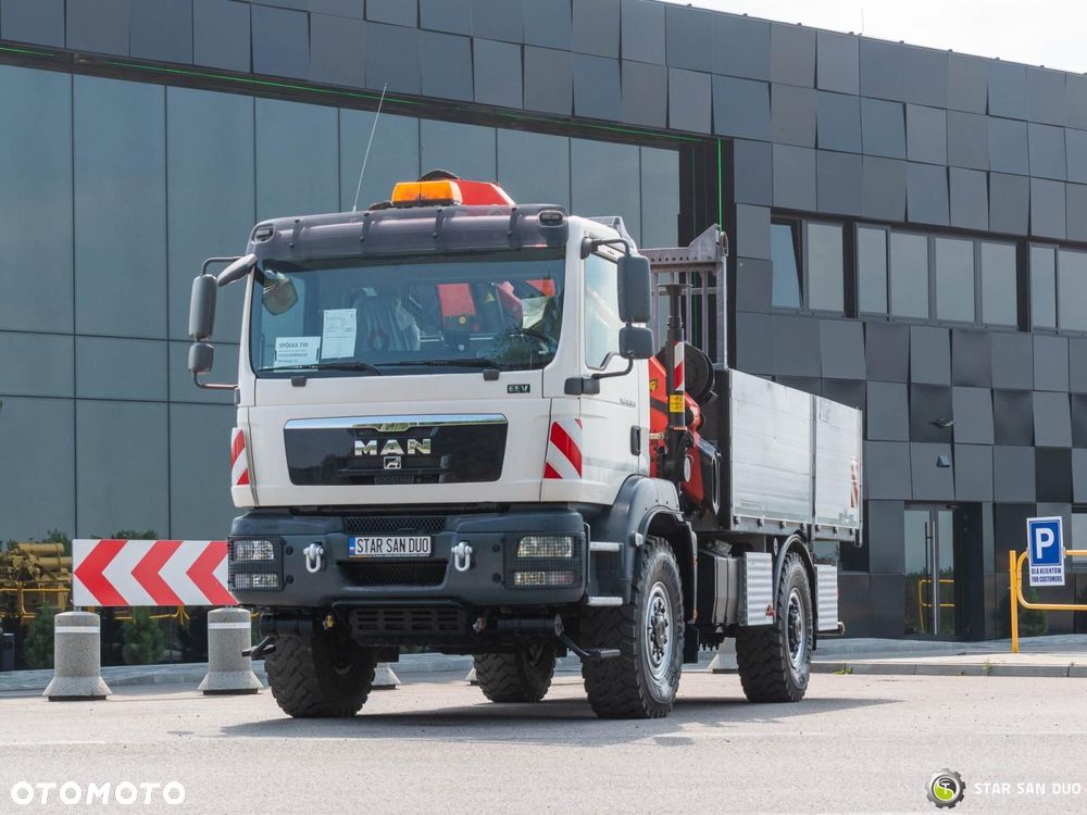 MAN TGM 18.340 4x4 PALFINGER PK 18002 HDS Żuraw Wciągarka - 9
